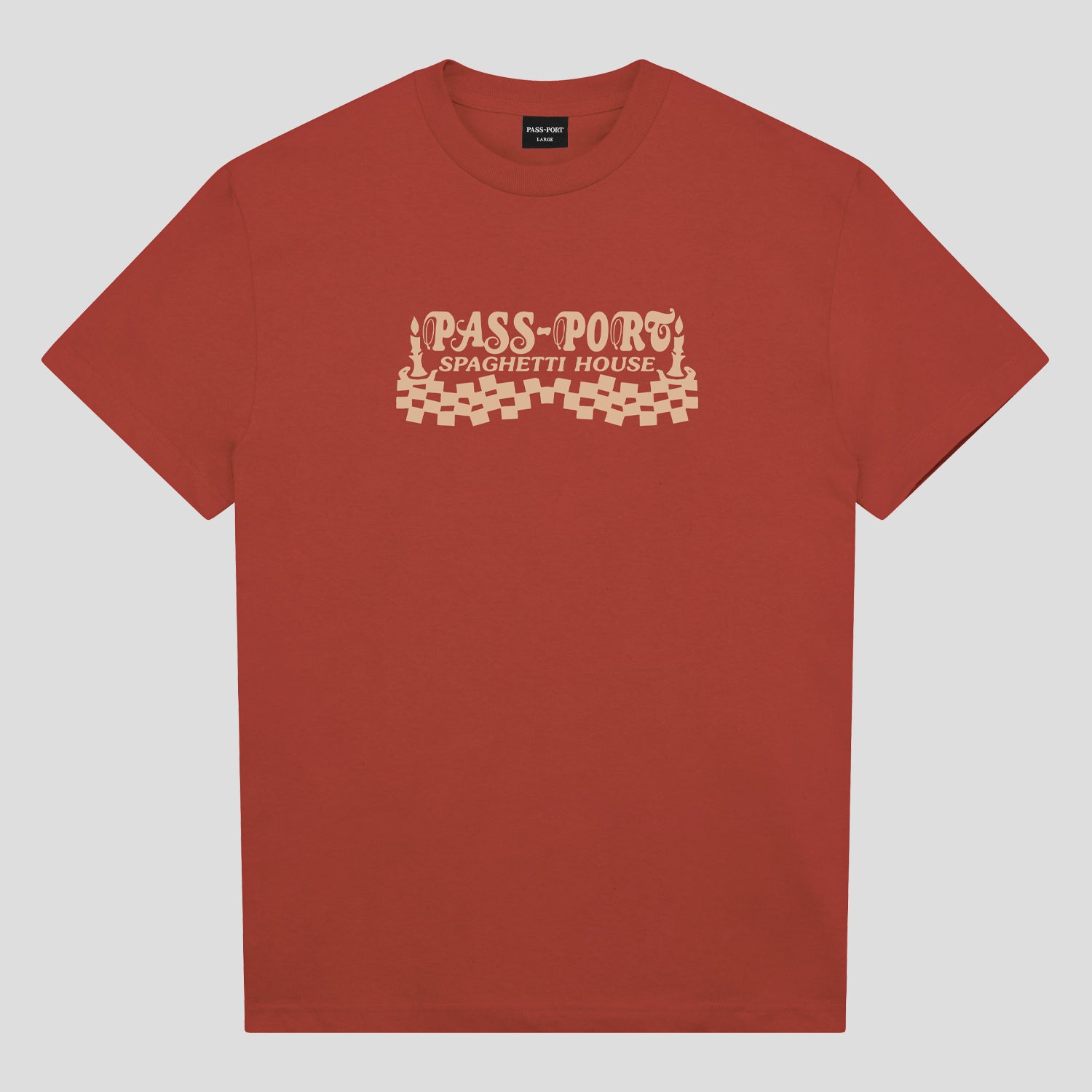 Pass~Port Spag House Tee - Brick Red