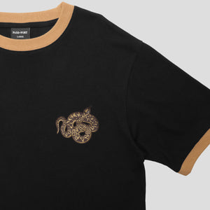 Pass~Port Coiled Tee - Black