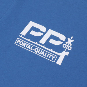 Pass~Port Long Con Long-sleeve Pocket Tee - Washed Royal Blue