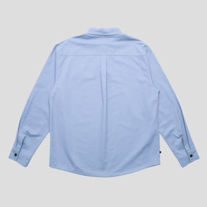 Pass~Port Thistle Embroidery AG Shirt Long Sleeve - Light Blue