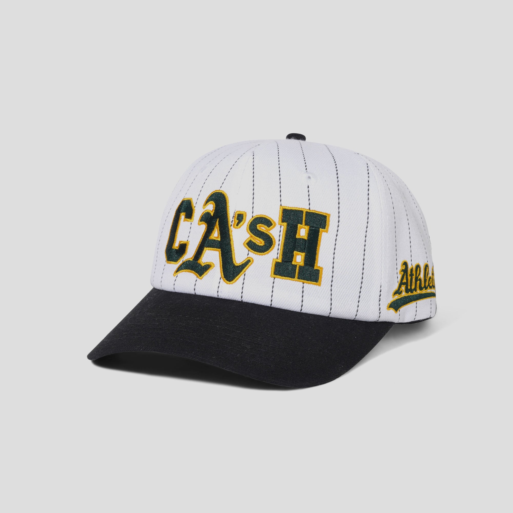 Cash Only Ballpark Snapback Cap - White / Black