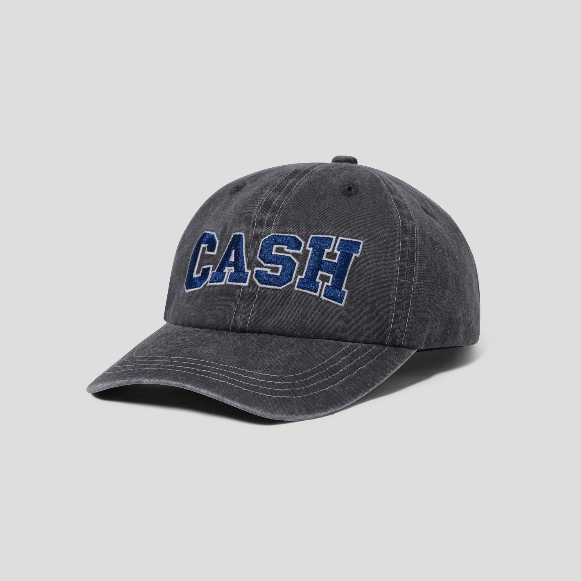 Cash Only Campus 6 Panel Cap - Black