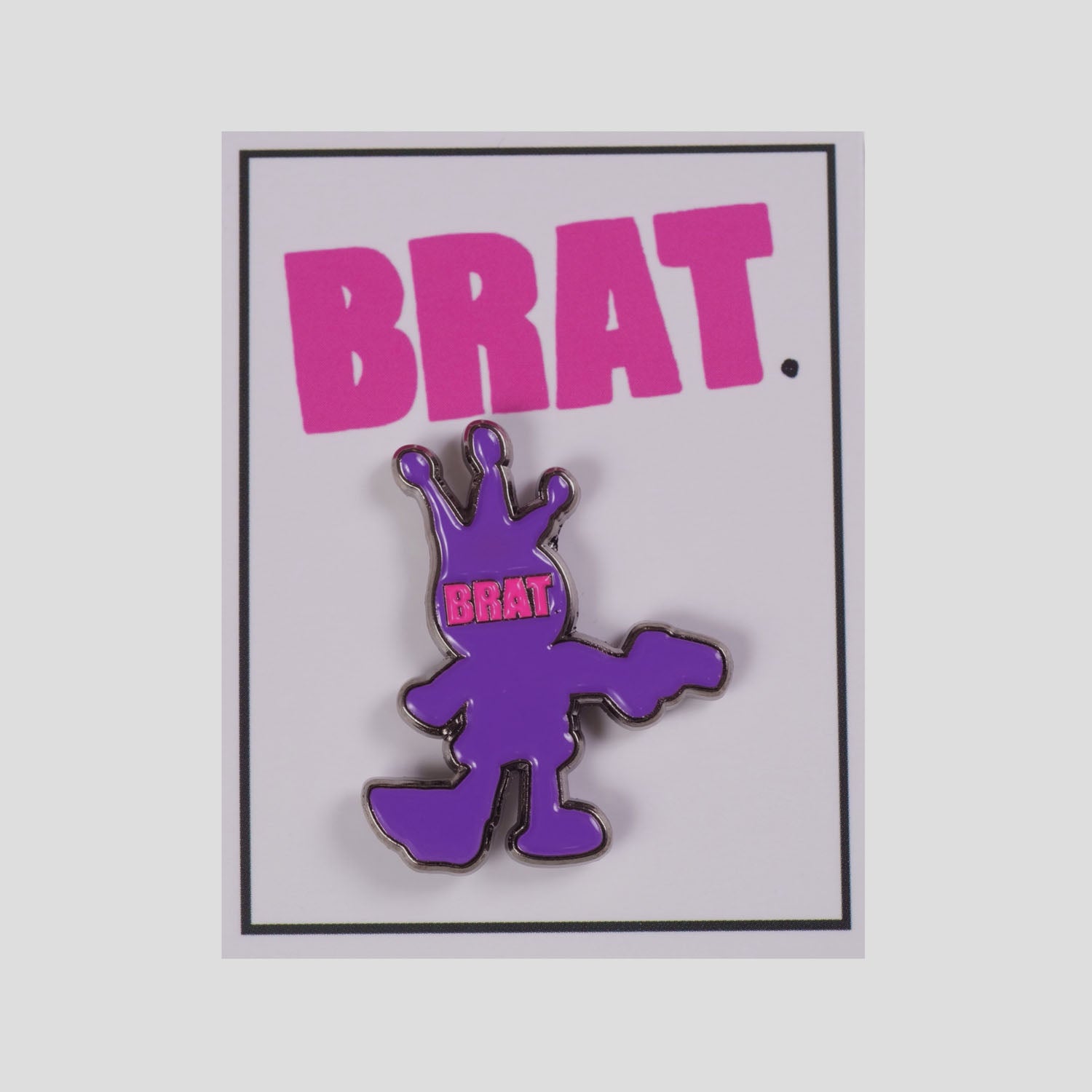 Carpet Company 'Brat Kid' Pin - Purple