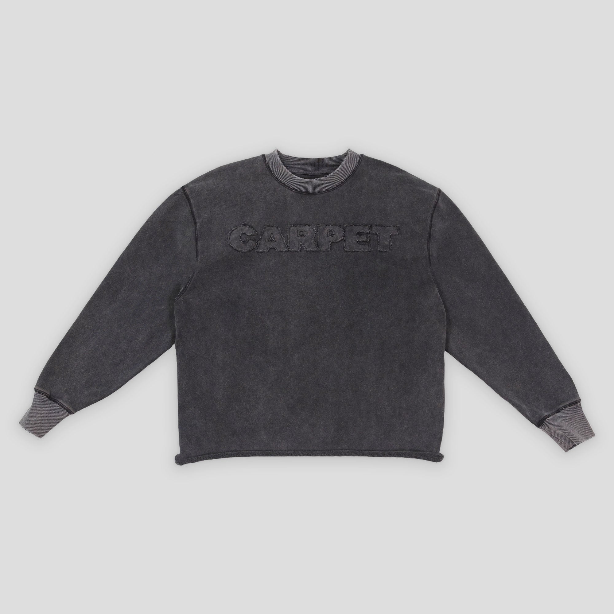 Carpet Company Freyed Sweater - Black