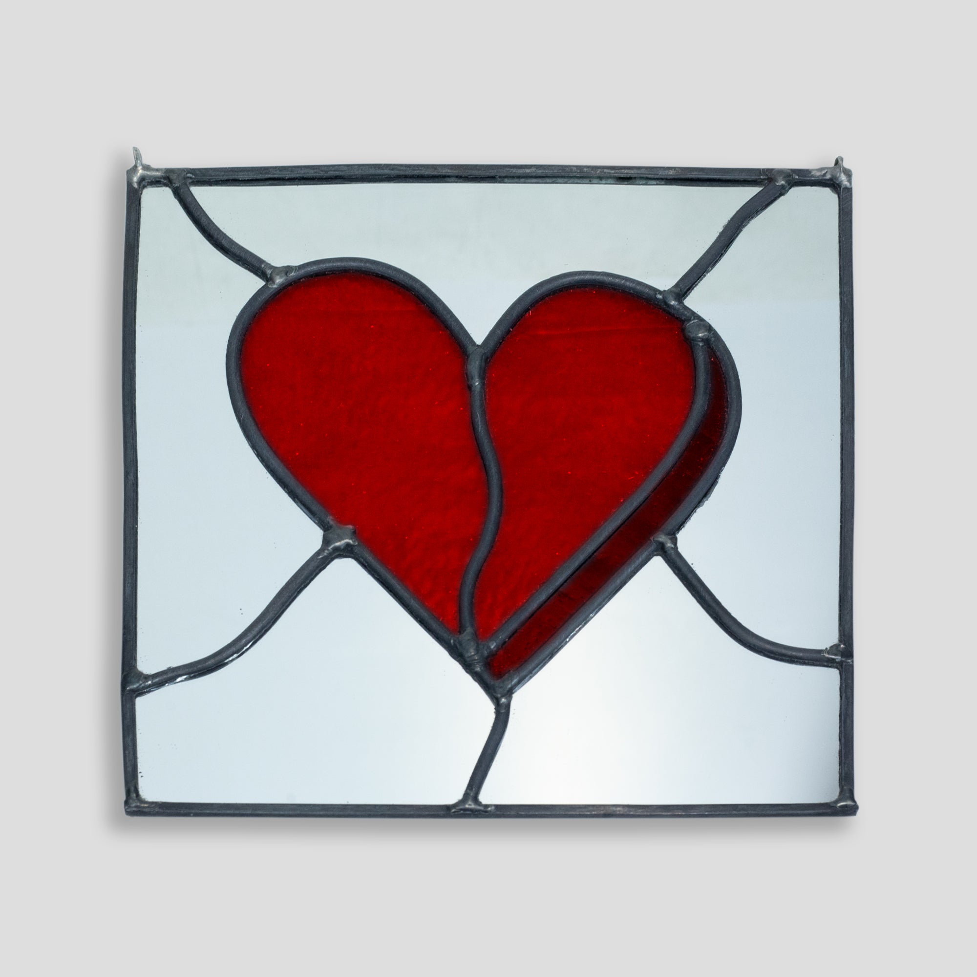 Sunroom Glass Mirror Mirror - "Broken Heart Mirror"