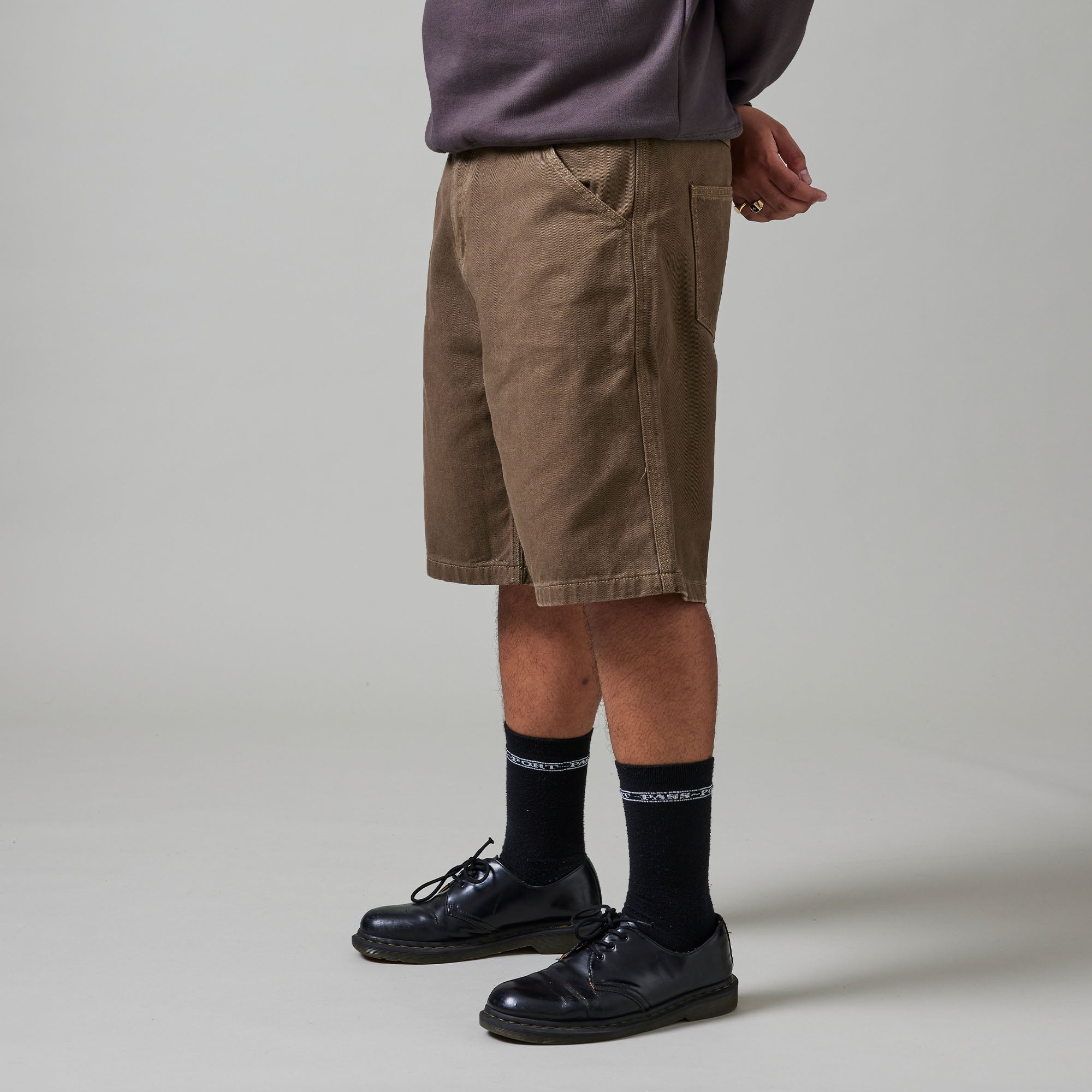Pass~Port Workers Club Short - Washed Brown