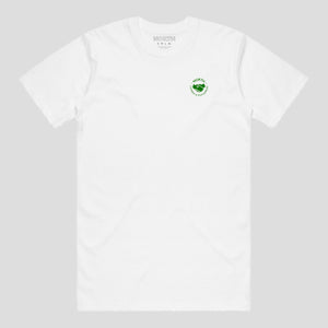 North Supplies Logo Embroidery Tee - White / Green