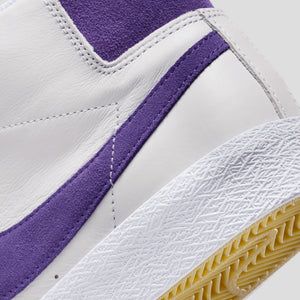 Nike SB Zoom Blazer Mid Iso - White / Court Purple