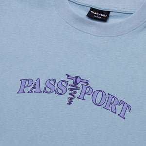 Pass~Port Corkscrew Long-sleeve Tee - Stonewash Blue