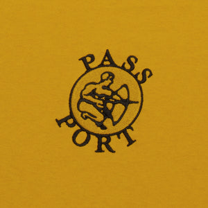 Pass~Port Potters Mark Embroidery Tee - Gold