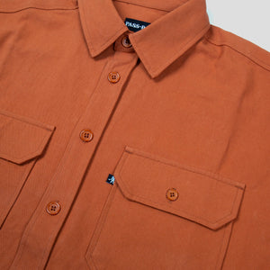 PASS~PORT "WORKERS" L/S SHIRT RUST