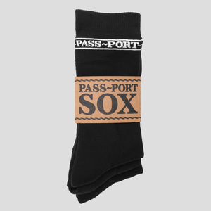 Pass~Port Hi Sox 3-Pack - Black