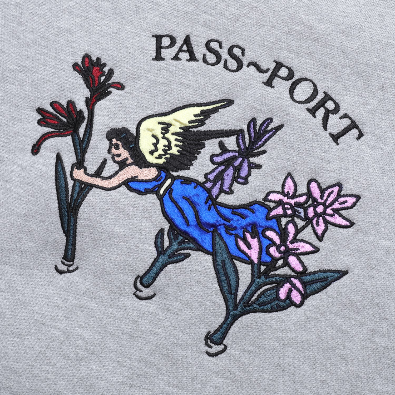Pass~Port Gardening Appliqué Sweater - Ash