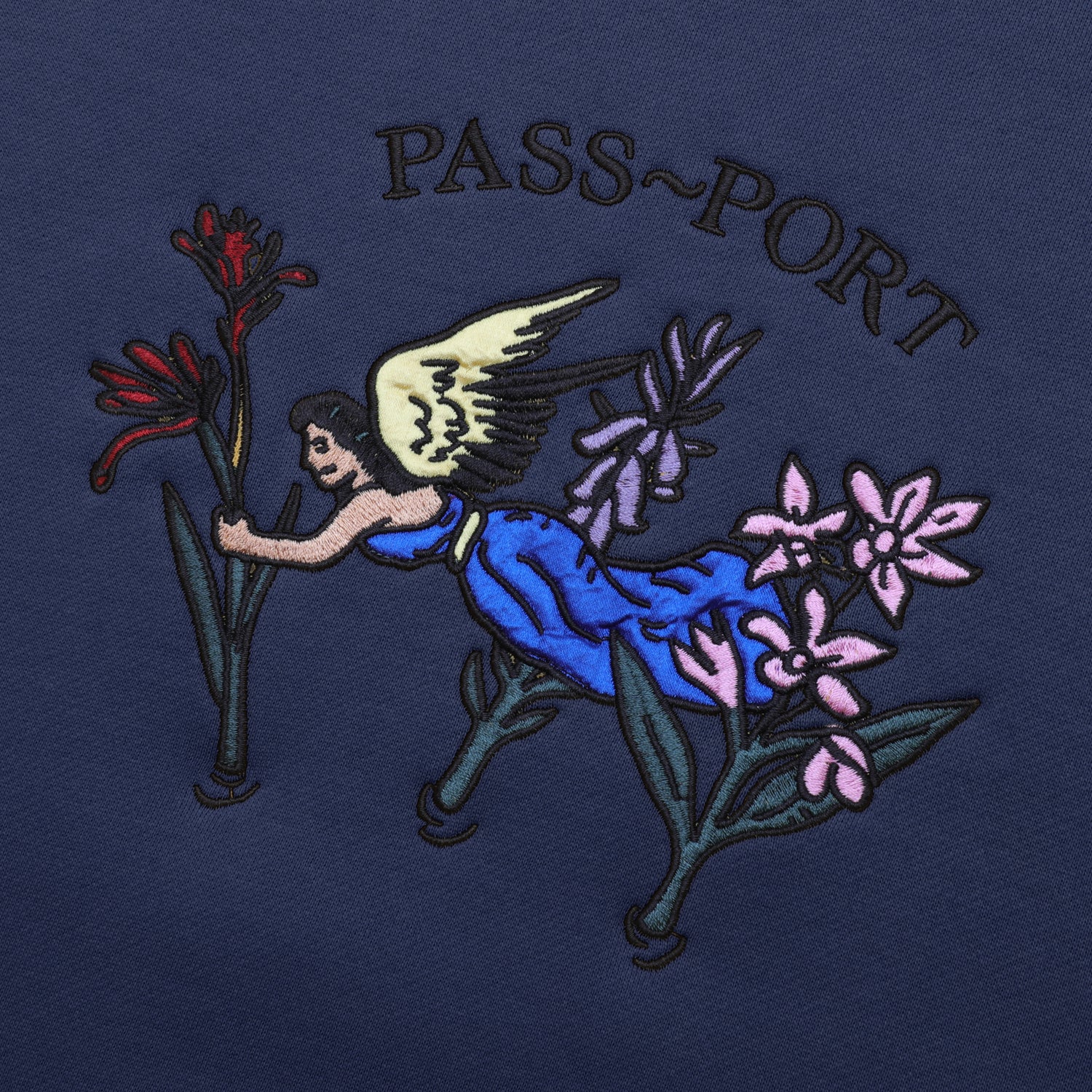 Pass~Port Gardening Appliqué Sweater - Navy