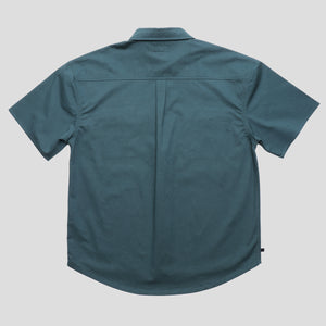 Pass~Port & El'more Vineyard Workers Short-sleeve Shirt - Bottle Green