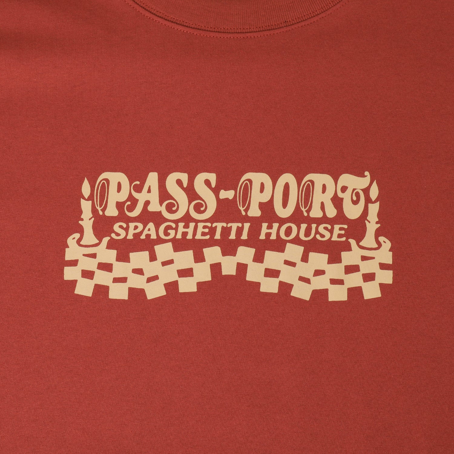 Pass~Port Spag House Tee - Brick Red
