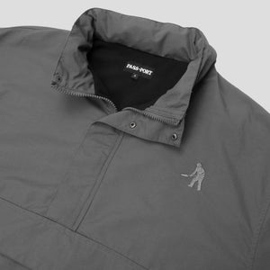 Pass~Port Pullover Lined Spray Jacket RPET - Charcoal