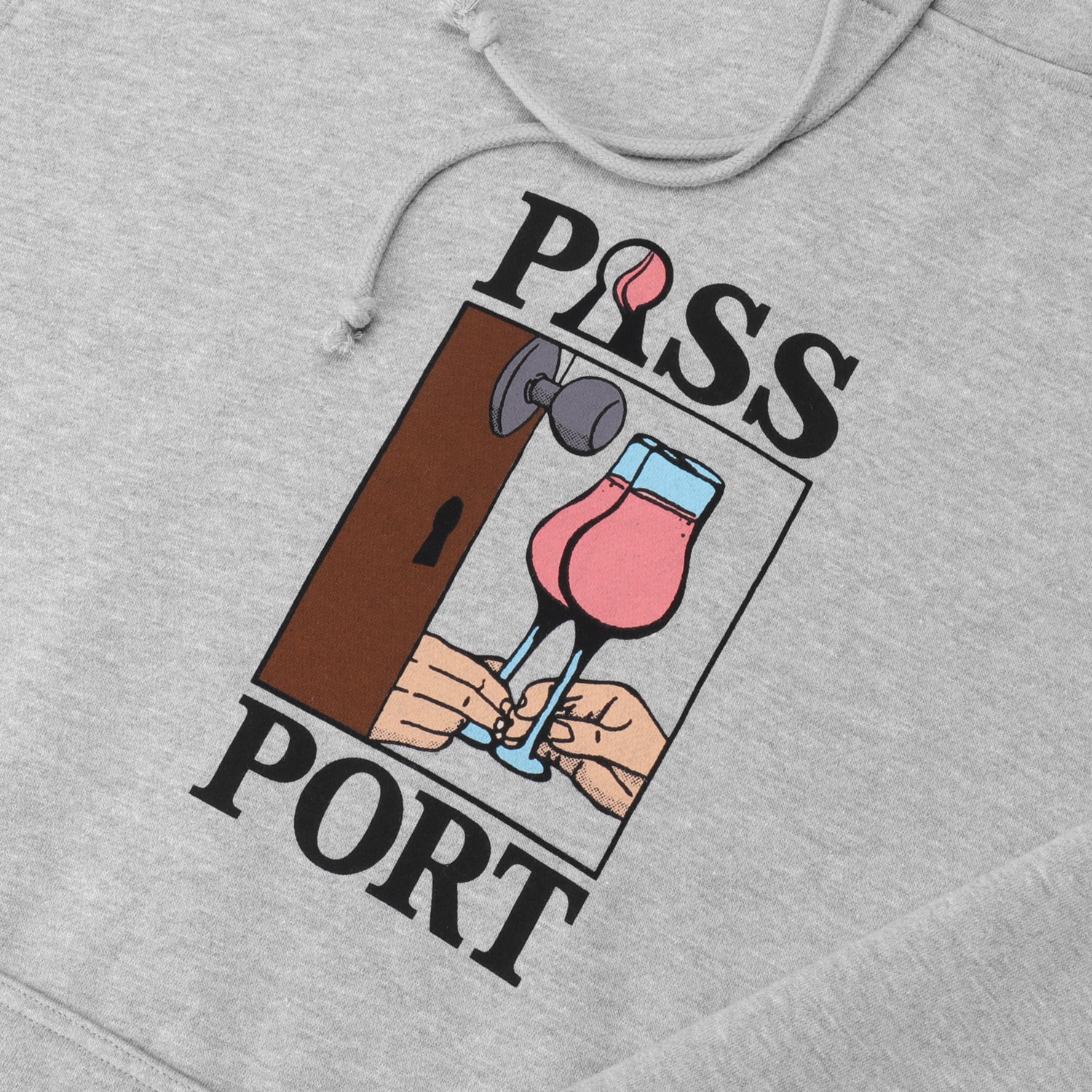 Pass~Port What U Think U Saw Hoodie - Ash