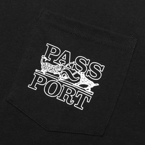 Pass~Port Trinkets Pocket Long-sleeve Tee - Black