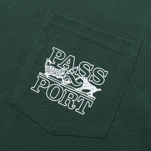 Pass~Port Trinkets Pocket Tee - Forest Green