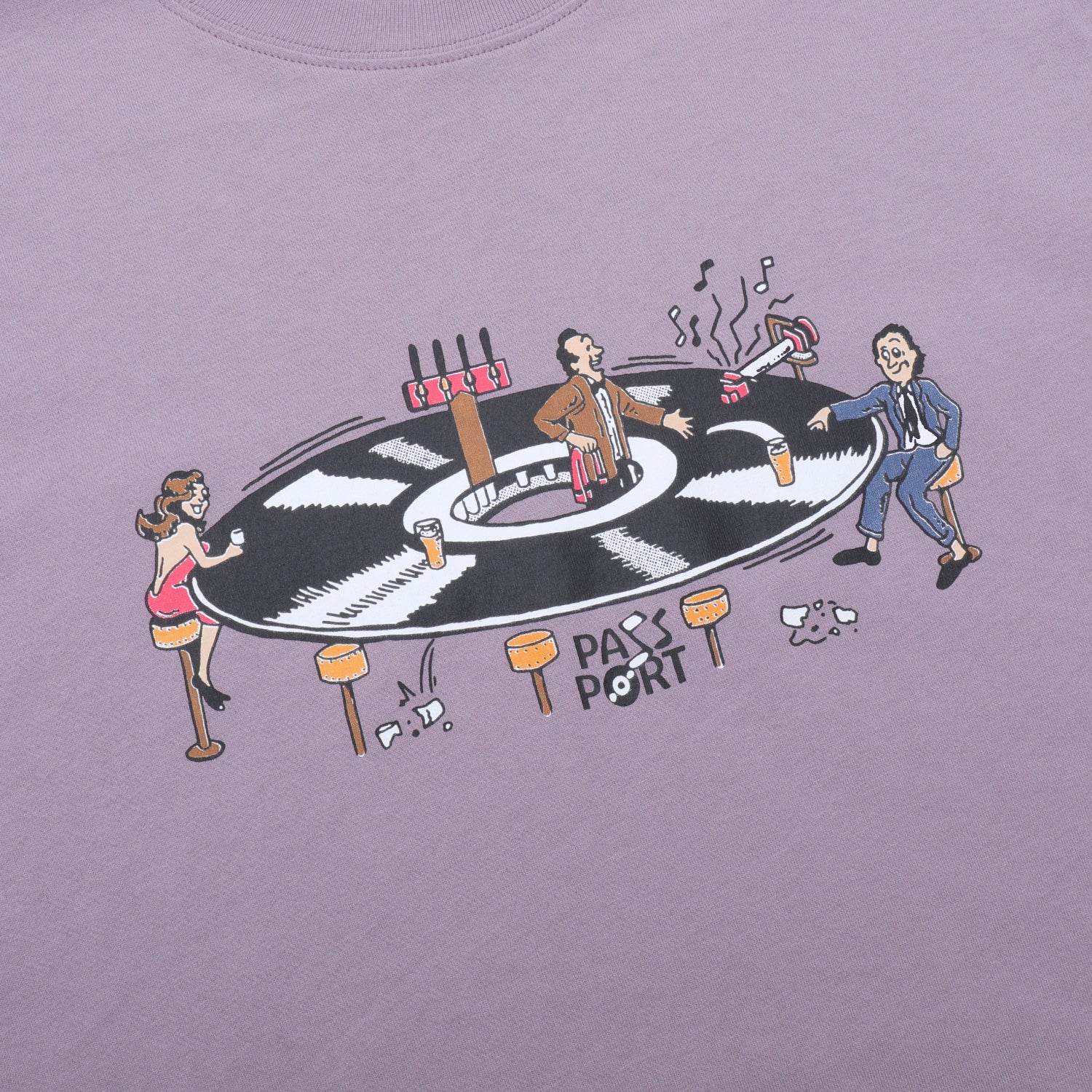 Pass~Port Lazy Susan Tee - Dusty Lilac