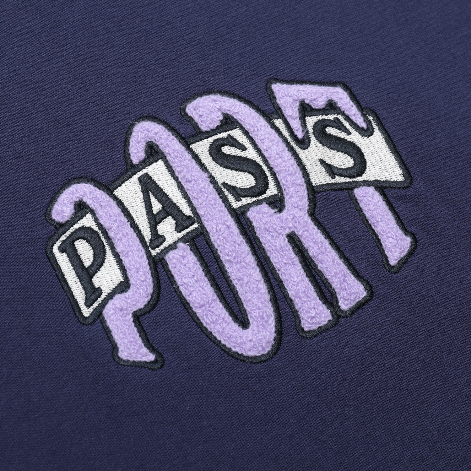 Pass~Port Bulb Logo Tee - Navy