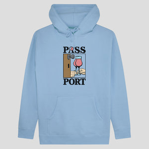 Pass~Port What U Think U Saw Hoodie - Light Blue