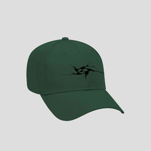 Limosine Spiral Hat - Dark Green