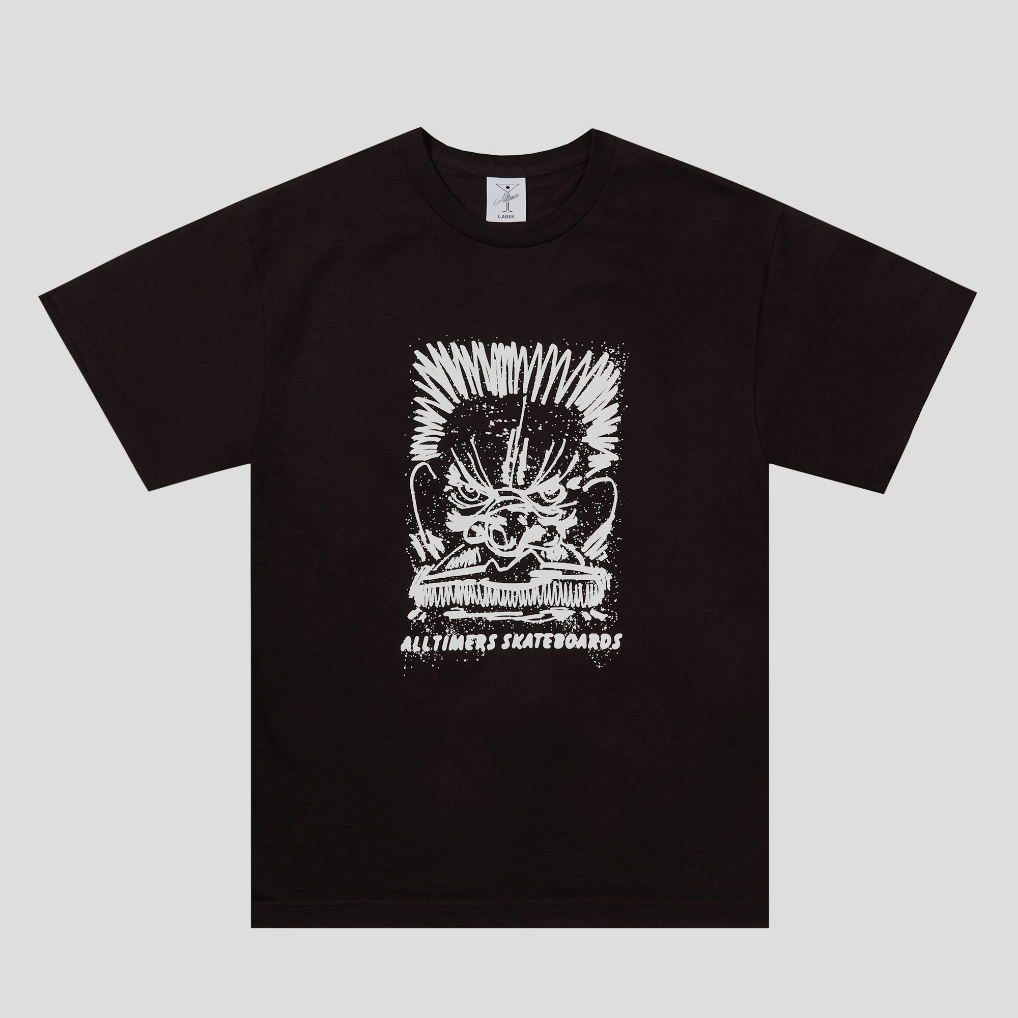 Alltimers Smushed Face Tee - Black