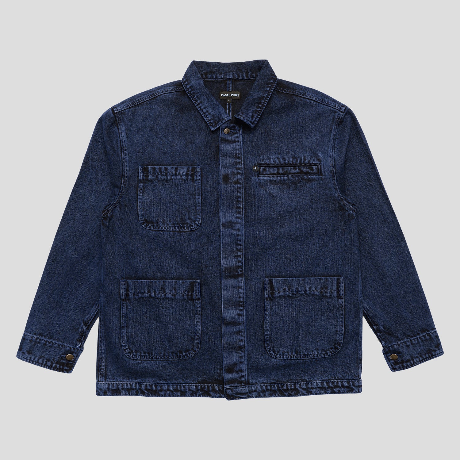 Pass~Port Painters Jacket - Navy Over-Dye