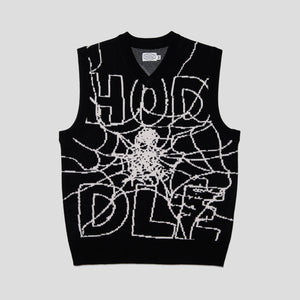 Hoddle Web Vest - Black / White