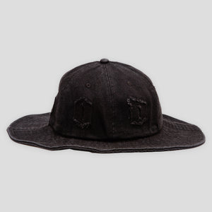 Hoddle Denim Bucket Hat - Black Wash