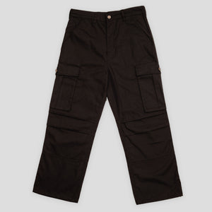 Hoddle Pleated Ripstop Cargo Pants - Black