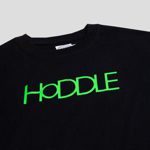 Hoddle Logo Tee - Black / Green