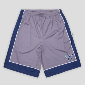 Always Do What You Should Do Court Shorts - Grey/Navy