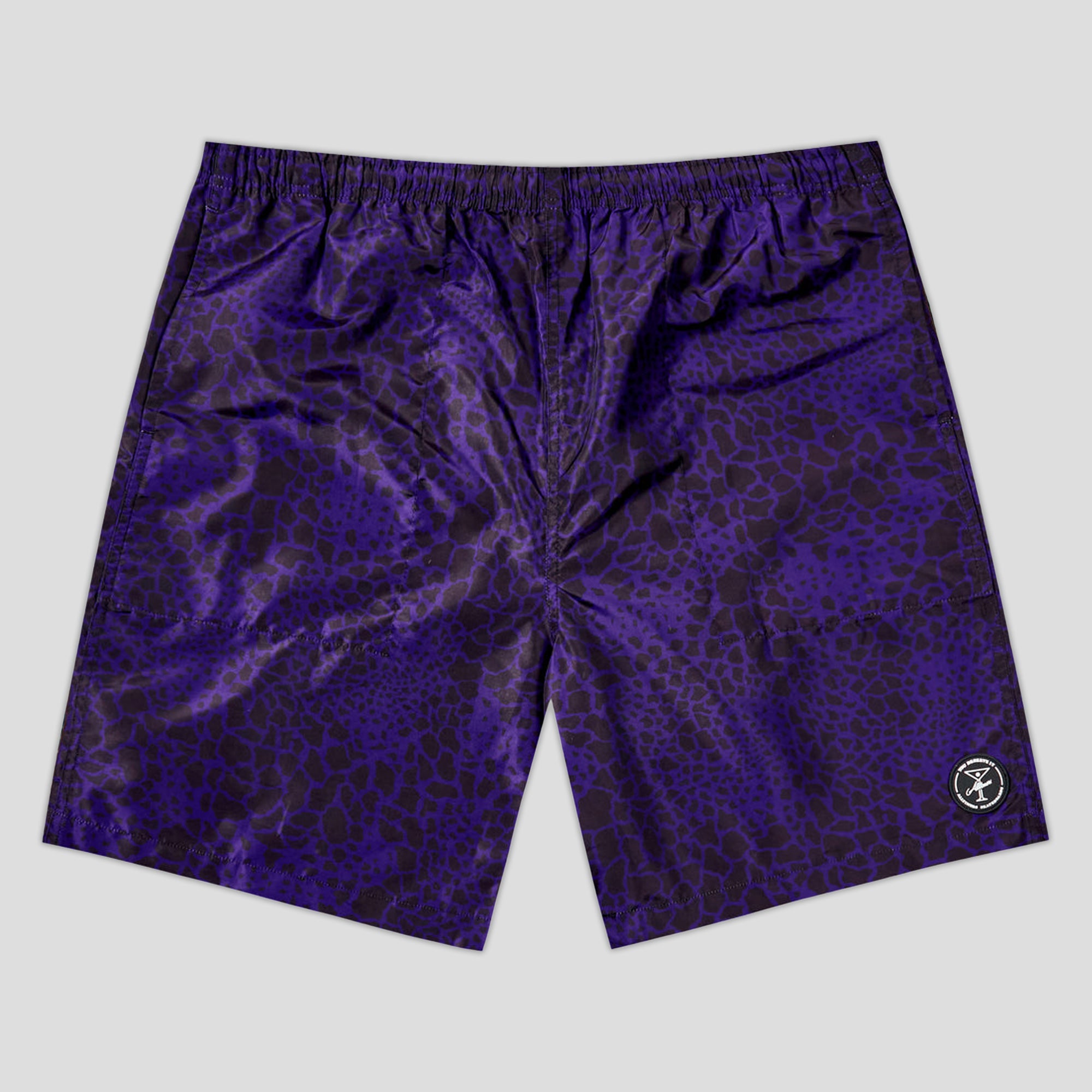 Alltimers Raffe Camo Swim Shorts - Purple