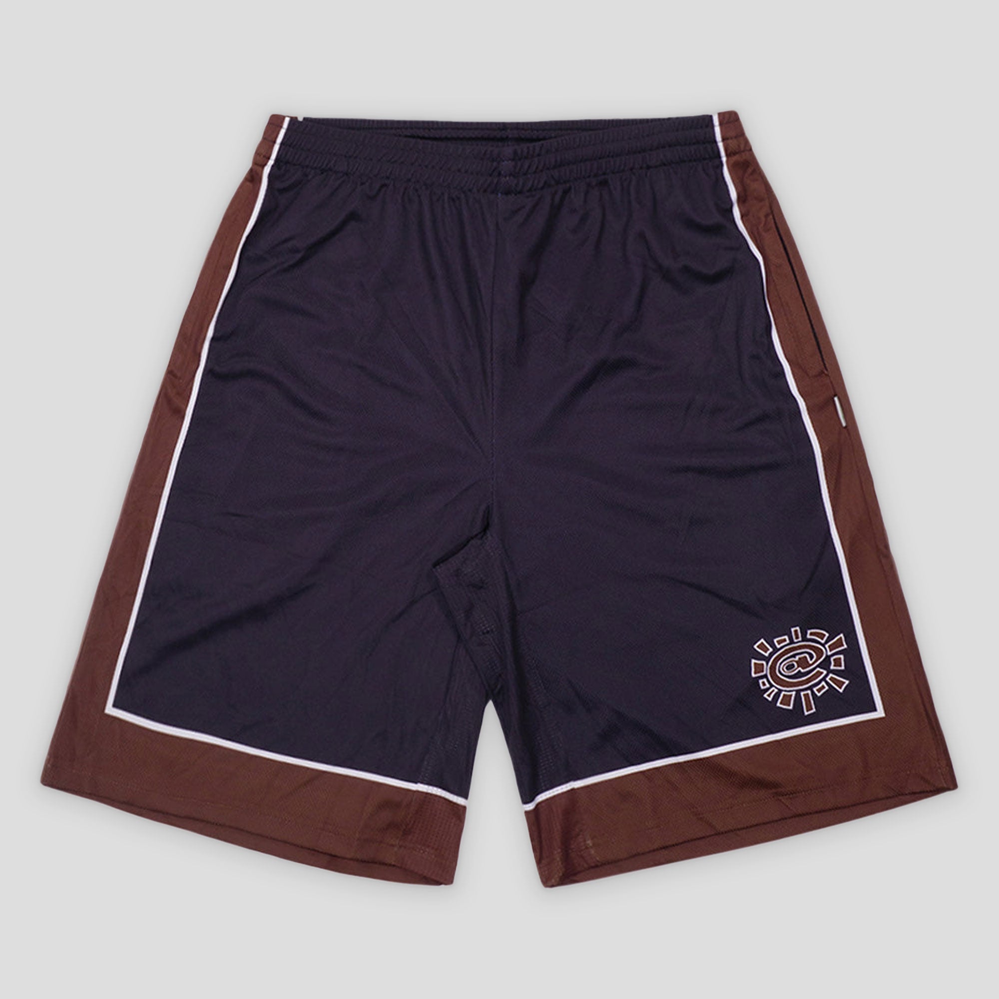 Always Do What You Should Do Court Shorts - Black/Brown