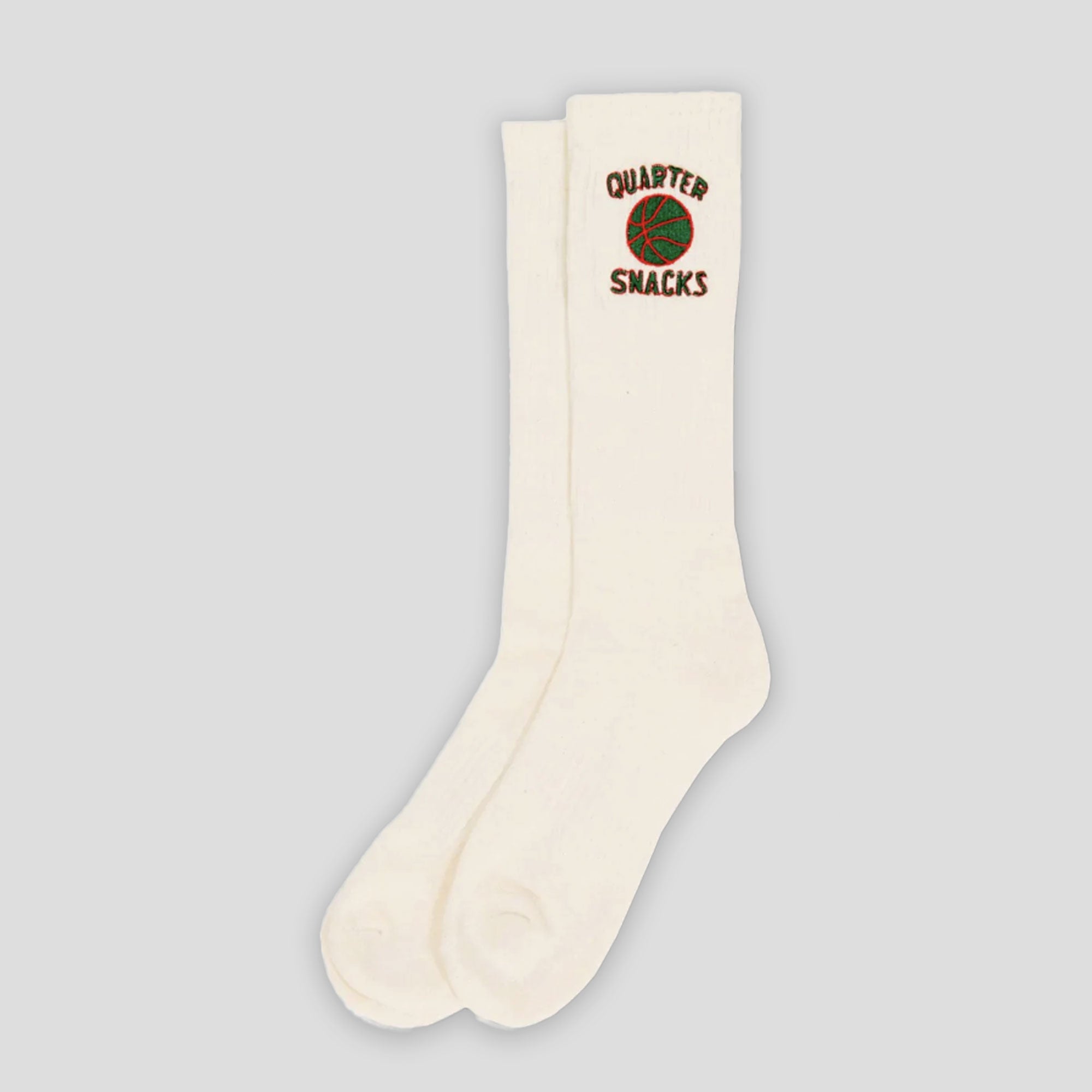 Quartersnacks Ball is Life Socks - Cream