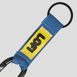 Lo-Fi Carabiner Key Chain - Blue