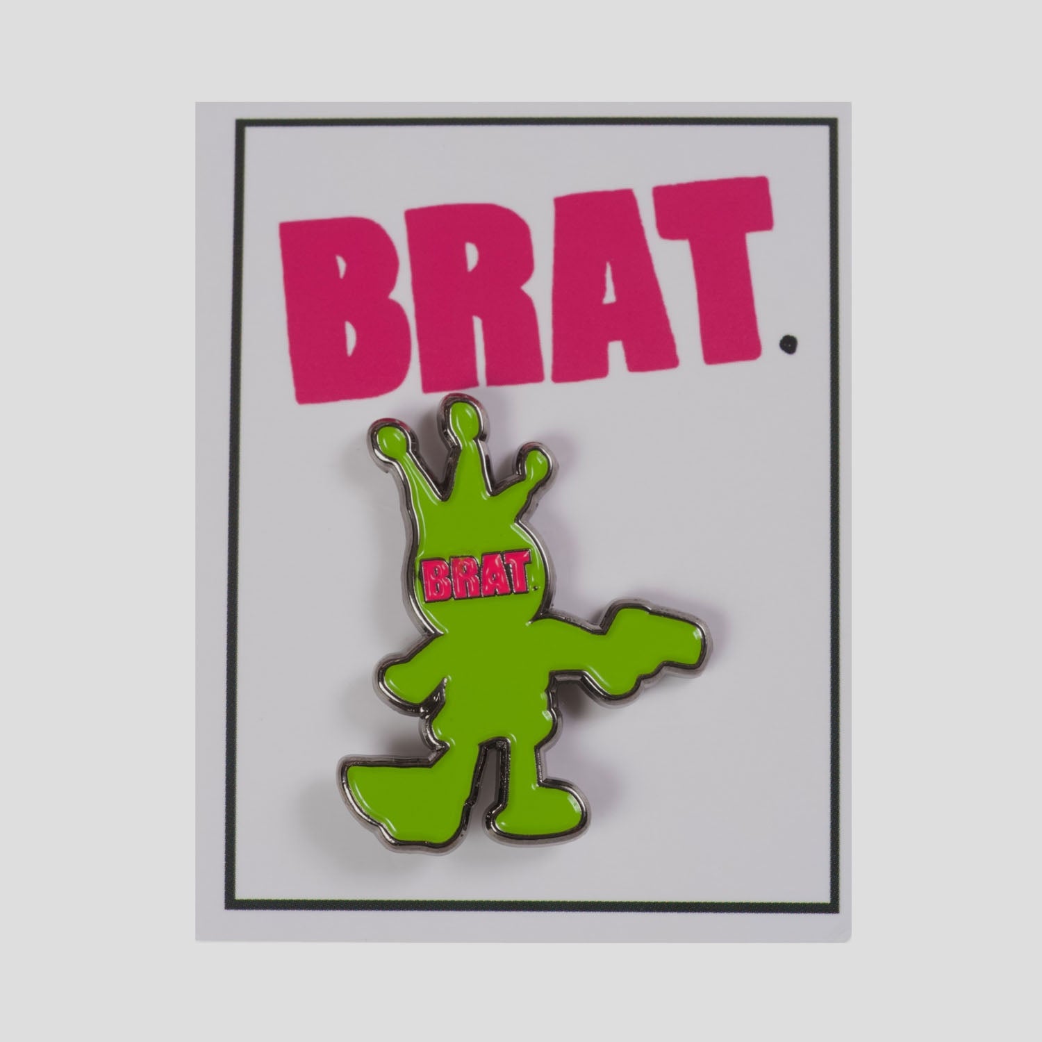 Carpet Company 'Brat Kid' Pin - Green