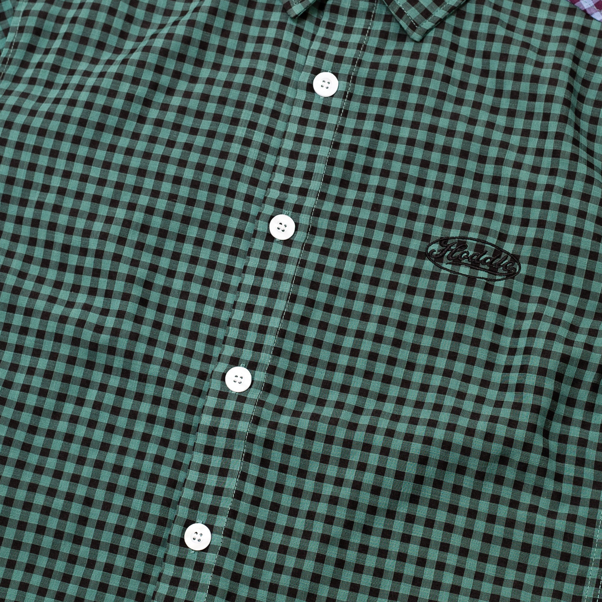 Hoddle Tours Short-sleeve Shirt - Blue / Green Check