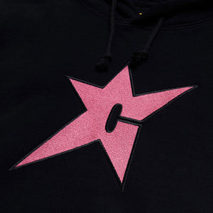 Carpet Company C-Star Embroidered Logo Hoodie - Black