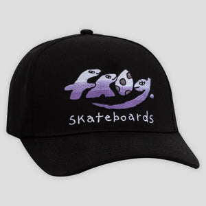 Frog Skateboards Dino Logo 5-Panel Cap - Black