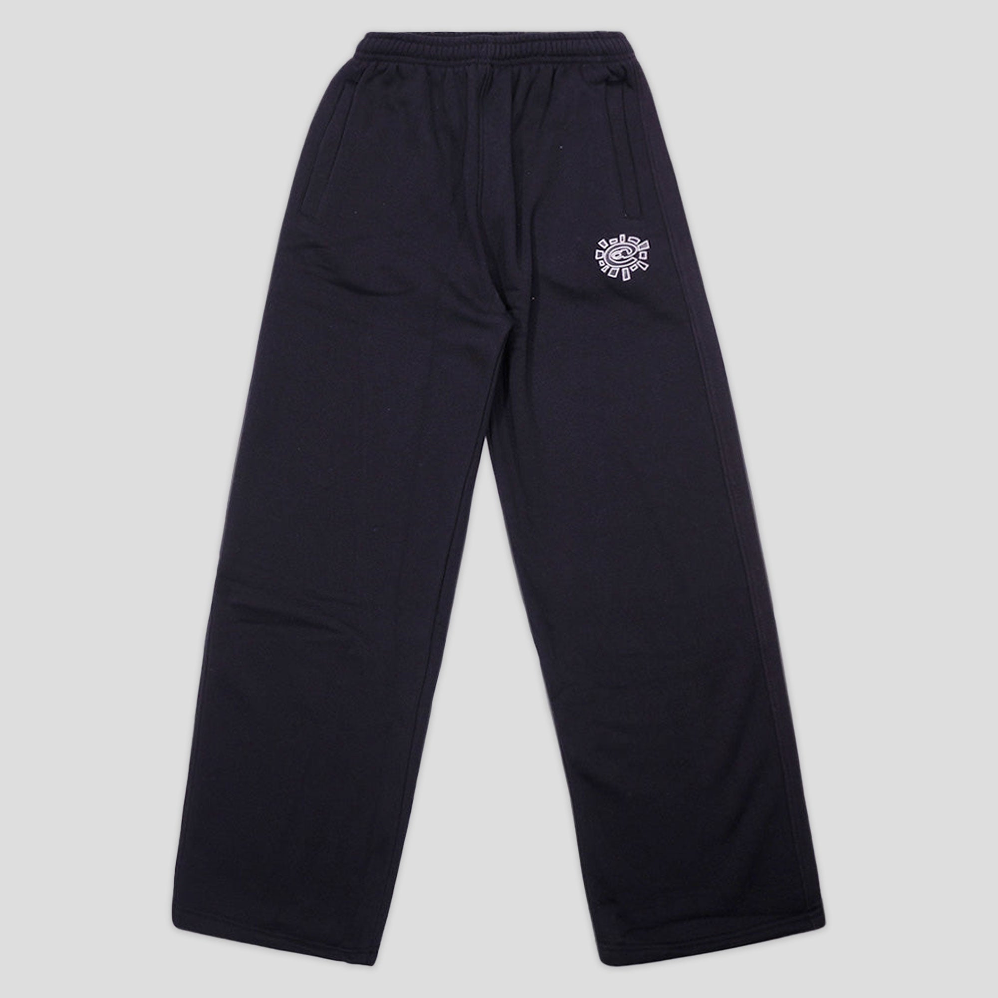 Always Do What You Should Do No Cuff Joggers - Black