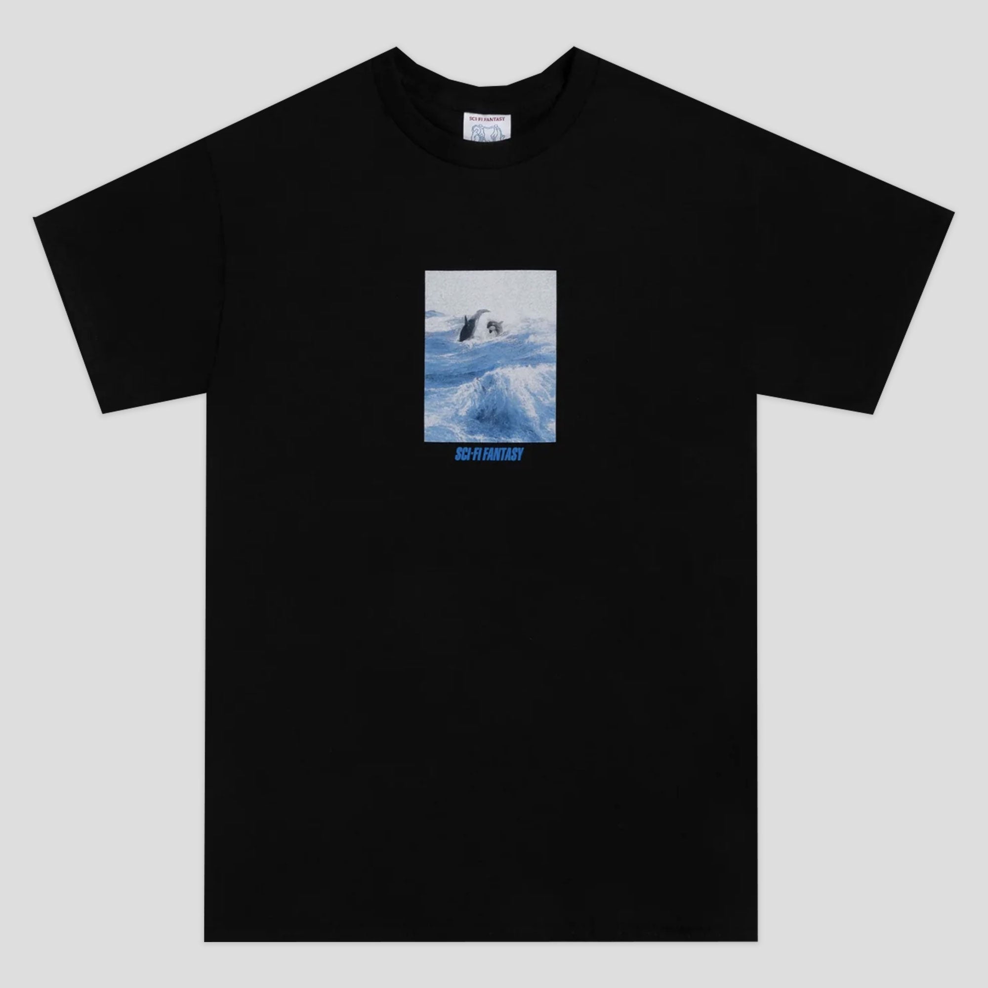 Sci-Fi Killer Whale T-Shirt - Black
