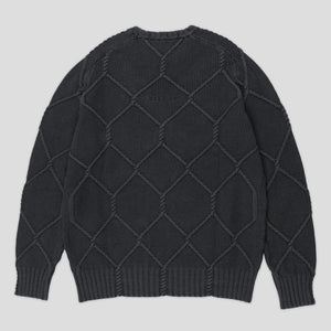Dancer Fence Knit Sweat - Charcoal