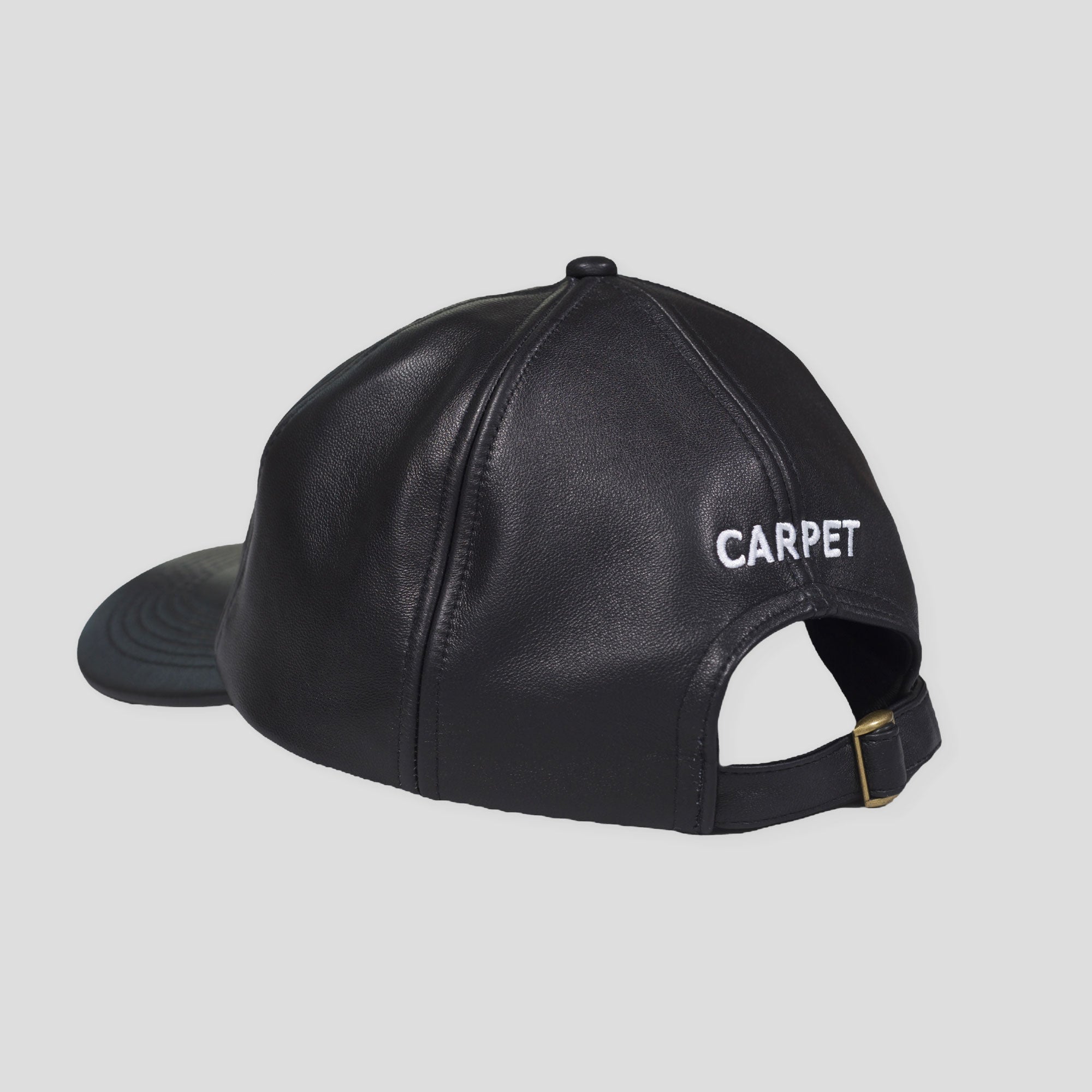 Carpet Company C-Star Leather Cap - Black