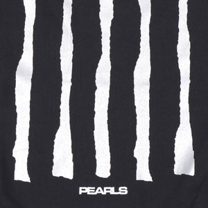 Pearls Zebra Tote - Black