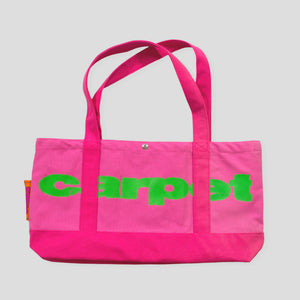 Carpet Company Tote Bag - Pink / Slime Green