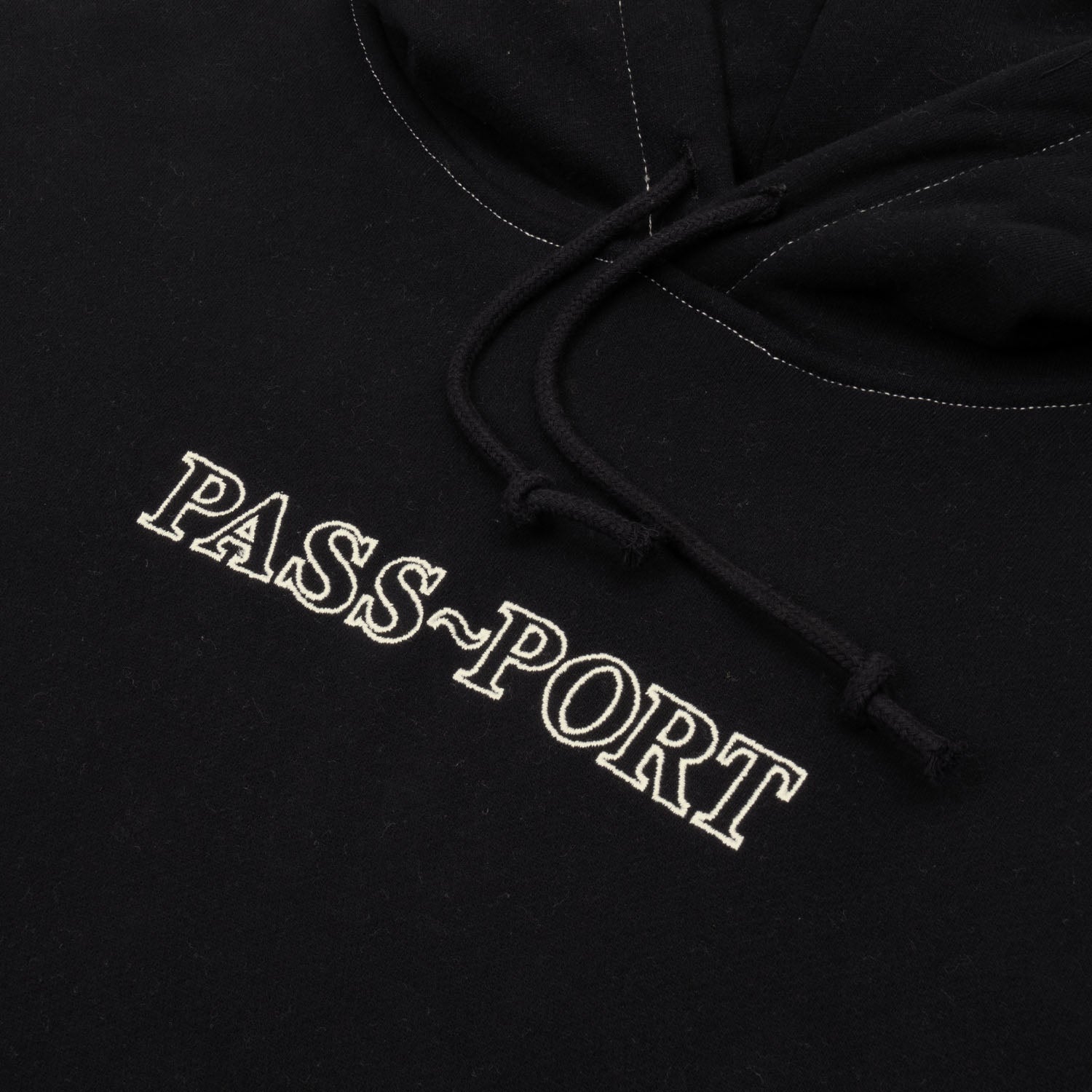 Pass~Port Official Organic Hoodie - Black